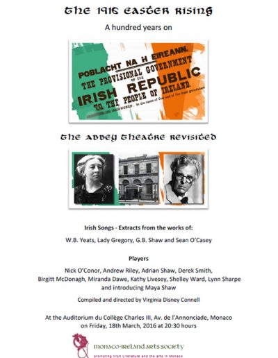 The 1916 Easter Rising 2016